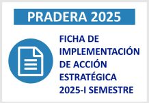 FICHA DE IMPLEMENTACIÓN DE ACCIÓN ESTRATÉGICA 2025 – I SEMESTRE